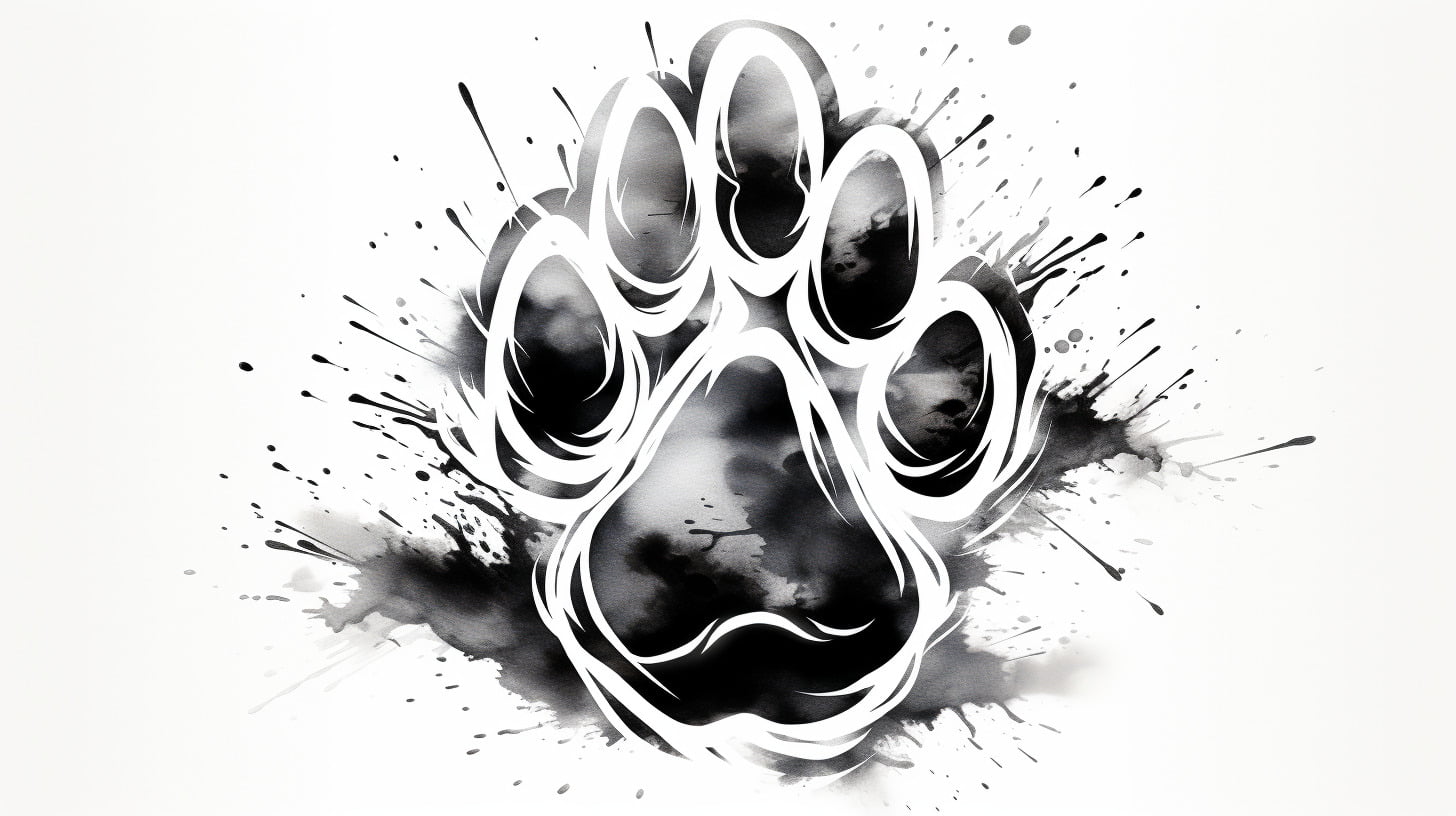 dog paw tattoo meaning