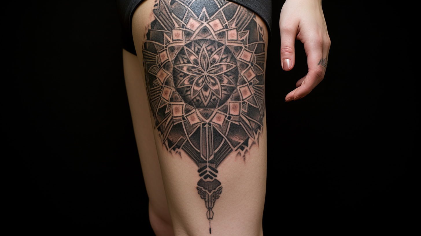 geometric tattoo style