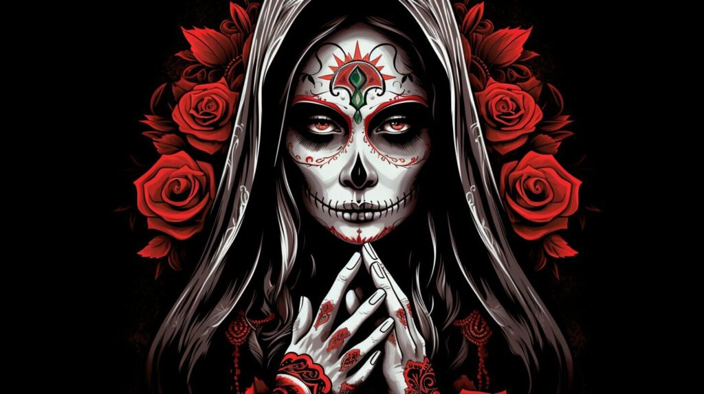 Uncover the Powerful Santa Muerte Tattoo Meaning | 2023