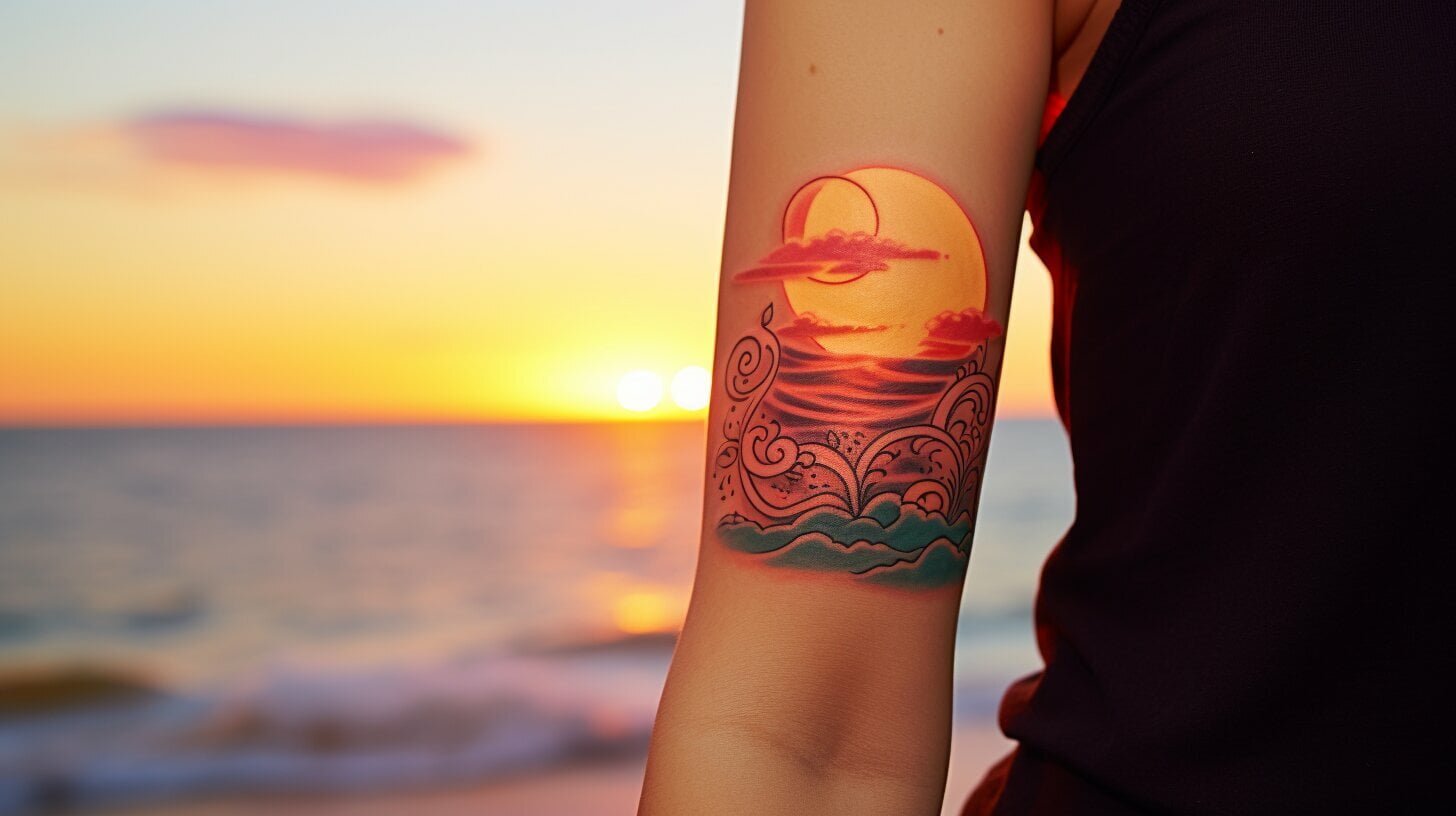 sunset tattoo meaning