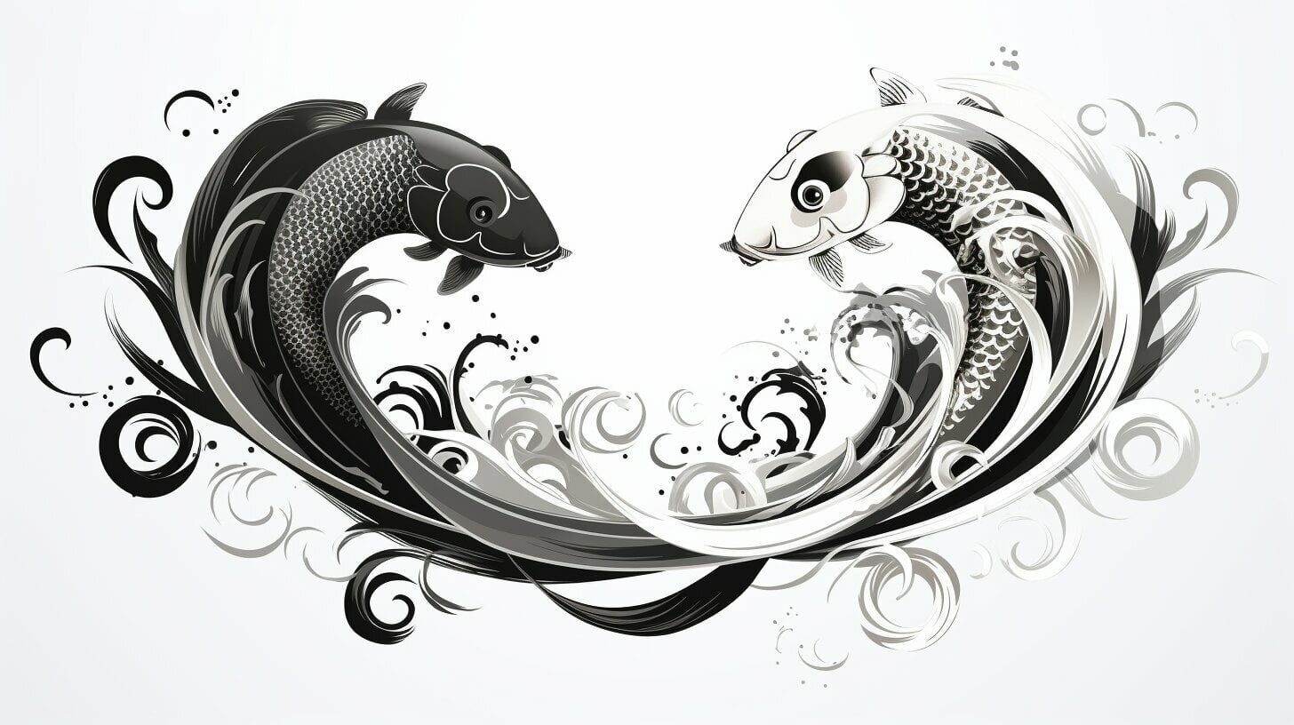 yin yang koi fish tattoo meaning