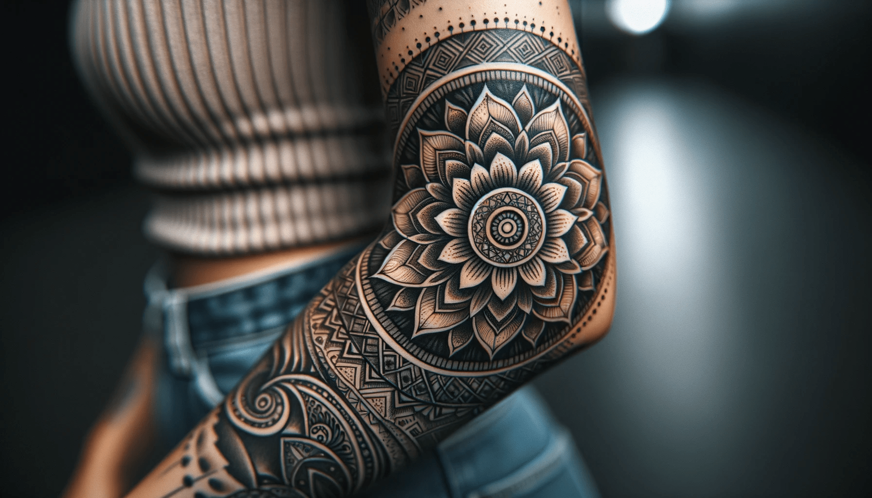 elbow tattoo designs and ideas