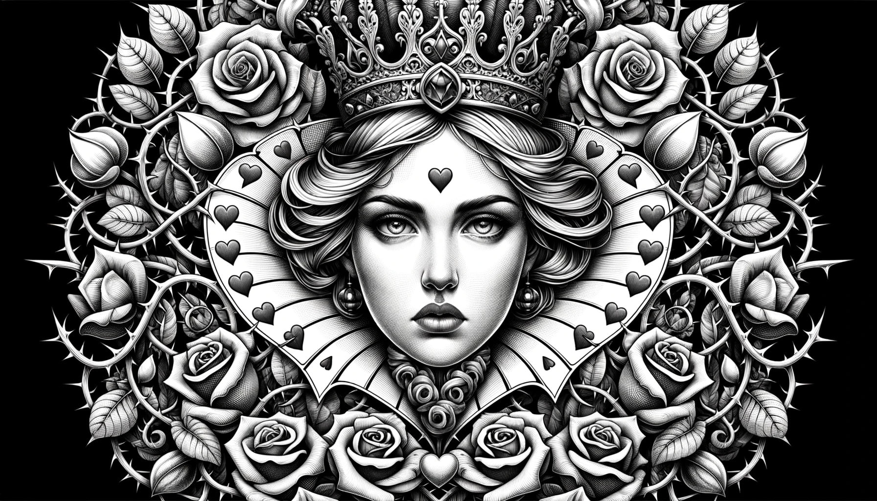 queen of hearts tattoo meaning