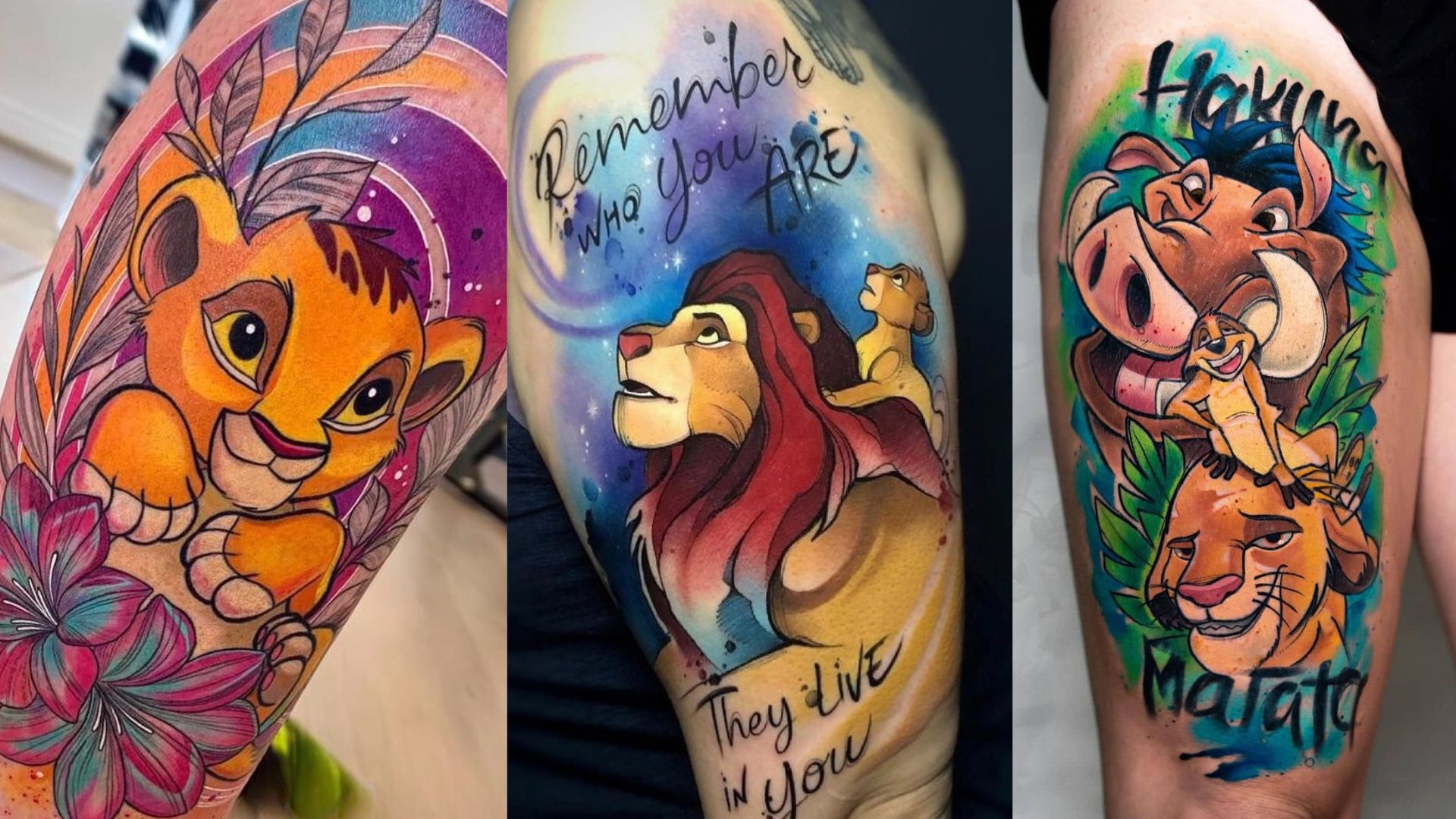 the lion king tattoo ideas and designs